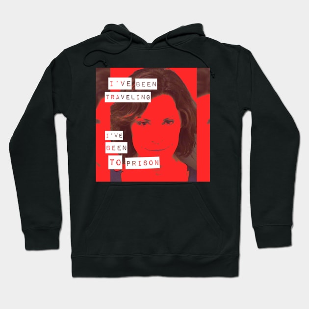 I've been traveling I've been to prison RHONY Luann de Lesseps mugshot and quote Hoodie by mivpiv